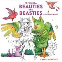 Penguin Random House Pop Manga Beauties and Beasties Coloring Book