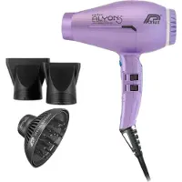 Parlux Alyon Air Ionizer Tech Lilac Edition ammattilaistason ionisoiva hiustenkuivaaja + diffuusori 1 kpl