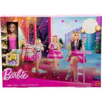 Barbie Fashion Doll Holiday Advent Calendar With 24 Clothing And Accessory Surprises - Pink - ONE SIZE