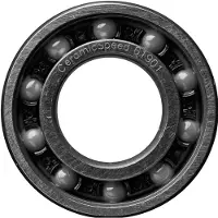 Ceramicspeed keraamiset kuulalaakerit 12x24x6 mm Musta