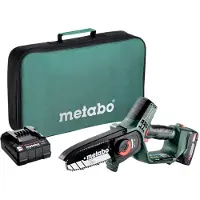 Metabo Moottorisaha oksien karsimiseen Metabo MS 18 LTX 15; 18 V; 1x2,0 Ah akku; laippa 15 cm