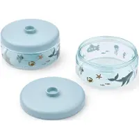 Liewood Dominique Food Tritan Boxes 500 Ml 2-Pack - Blue - ONE SIZE