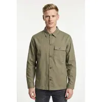 Jack & Jones Jprblatyler Herringbone L/S Overshirt - Khaki green - S
