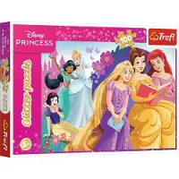 Trefl DISNEY PRINCESS Kimalteleva Palapeli Prinsessat, 100 palaa