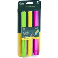3Doodler 3D filamentti ECO 75kpl neonlajitelma