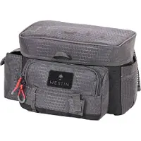 Westin Fishing Westin W4 Waist Pack - L 36 x 23 x 21 cm (Color: Titanium Black)