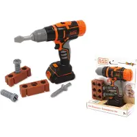 Smoby Black+Decker Mechanical Drill And Accessories - Multi/patterned - ONE SIZE