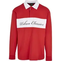 Urban Classics Oversized Rugby Pitkähihainen T-paita