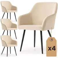 Hobby Hall Akord Estelle -tuolien setti, 4 kpl, ruskea