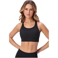 Stronger Bounce Sports Bra - Black - L