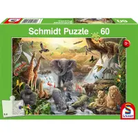 Schmidt Animals in Africa 60p palapeli