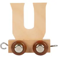 Small Foot - Wooden Letter Train - U - 12 pieces