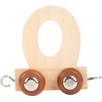 Small Foot - Wooden Letter Train - O - 12 pieces