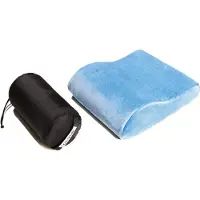 Cocoon Memory Foam Travel Pillow, slate blue