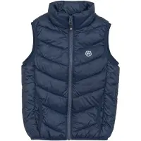 Color Kids Waistcoat Quilted, Packable - Blue - 98