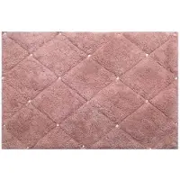 Eurofirany Kylpyhuonematto Eurofirany Chic DZ-02, 70x50 cm, vaaleanpunainen