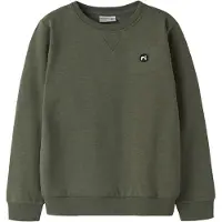 Name it Nkmvimo Ls Sweat Bru Noos - Khaki green - 146-152
