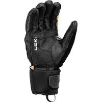LEKI Unisex Griffin Pro 3D Black-Tan Lasketteluhanskat 7.5