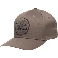 Bergans Nordmarka Epoch Flexfit Cap Solid Grey Lippalakit L/XL