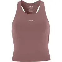 Craft Women's Hypervent Cropped Pocket Singlet Flint Lyhythihainen treenipaita L