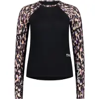 Mons Royale Bella Merino Kerrastopaita rock leopard / black Koko S