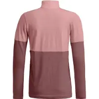 Ortovox 185 Rock'n'Wool Zip Neck, naiset, vaaleanpunainen