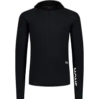 Mons Royale Temple Merino Long Sleeve Hood Kerrastopaita black Koko XL