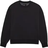 FOX Men's Wordmark Oversized Fleece Crew Black Pitkähihaiset paidat L