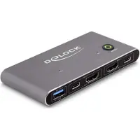 DeLOCK – HDMI KVM Switch 8K 60 Hz with USB 5 Gbps (18647)
