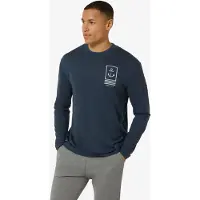 Super.natural Men's Lil Anchor Bio Long Sleeve miesten pitkähihaispaita