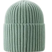 Reima Kids' Organic Cotton Beanie Hattara Stone Green Pipot 48/50