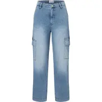 DUER Women's Performance Denim Lite Hi-rise Cargo naisten vaellushousut