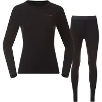 Bergans Allround Merino Underställ Set Dam Svart XL