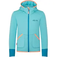 TROLLKIDS Girl's Saltfjord Jacket Svetari ja treenitakki Lapset koko 110 väri turkoosi