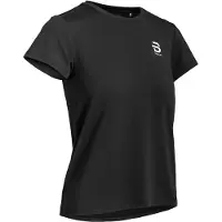 Björn Dählie Women's T-Shirt Tempo Black Lyhythihaiset treenitopit L