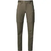 Bergans Convertible Zip-Off Softshell Pants Women Green Mud 38