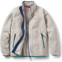 Passenger Fairbanks 2.0 Full Zip Recycled Sherpa Fleecetakki oatmeal Koko S