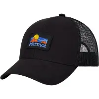 Marmot Retro Trucker Hat Black - Onesize
