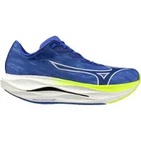 Mizuno Wave Rebellion Flash 3 Shoes Blue Yellow SS26, Size 42 - EUR
