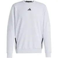 Adidas Urheilullinen collegepaita 'Designed For Training' vaaleanharmaa / musta