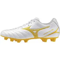 Mizuno Monarcida Neo Lll Select Fg Bright Gold - Valkoinen/kulta - Nurmi (Fg), koko 43