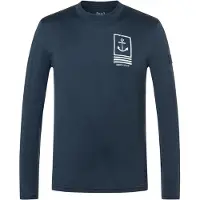 Super.natural Men's Lil Anchor Bio Long Sleeve miesten pitkähihaispaita