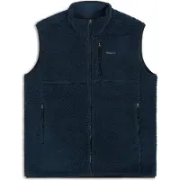 Bergans Men's Lunnan Pile Fleece Vest Navy Blue Vuorettomat liivit L