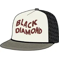 Black Diamond Flat Bill Trucker Lippis
