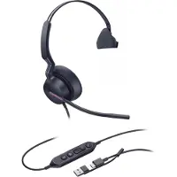 Yealink UH46 Mono Teams -langallinen headset, USB-C/A