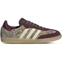 Adidas Originals Matalavartiset tennarit 'Samba OG X Liberty London' ecru / khaki / oliivi / burgundin punainen