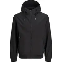 Jack & Jones Jjebasic Softshell Hood Noos - Black - XS