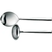 Fiskars Ff Serving Set Mirror 2Pcs - Silver - ONE SIZE