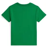 Ralph Lauren for boy. 322832904500 Cotton jersey knit T-shirt (1.5años= 88/93), Casual, Green, Short sleeve, children's fashion