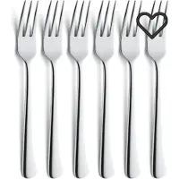 Amefa Chuletero Steak Fork 6-P - Silver - ONE SIZE
